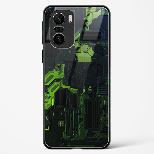 Shadowed Jade - POCO F3 Glass Gripper Case