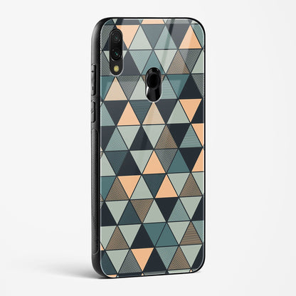 Triangle Mosaic Redmi Note 7S Glass Case