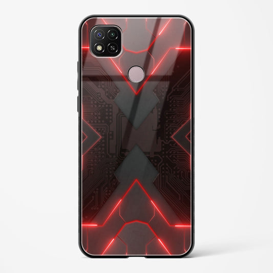 Red Horizon - Redmi 9 Activ Glass Gripper Case