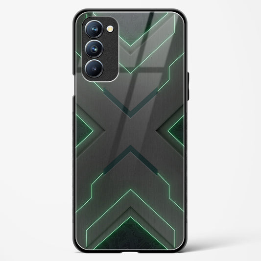 Green Horizon - Oppo A55 5G Glass Gripper Case