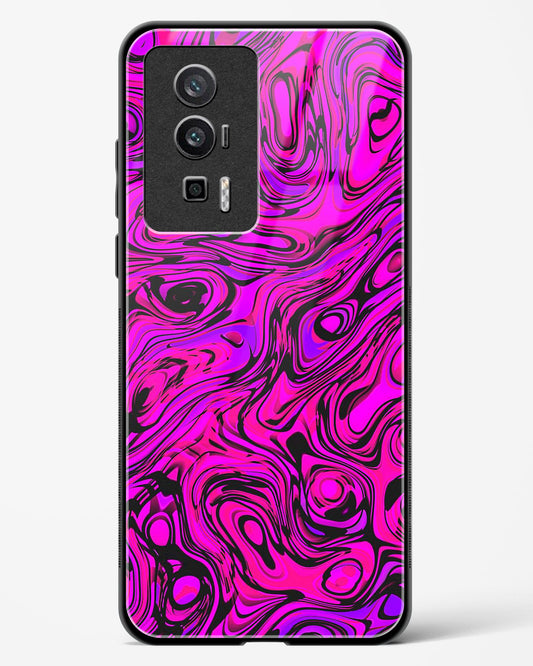 Colourful Liquid Vector - Redmi K60 Glass Gripper Case