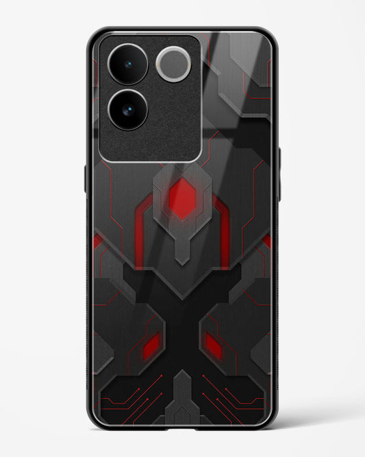 Obsidian Inferno - Vivo iQOO Z7 Pro 5G Glass Gripper Case