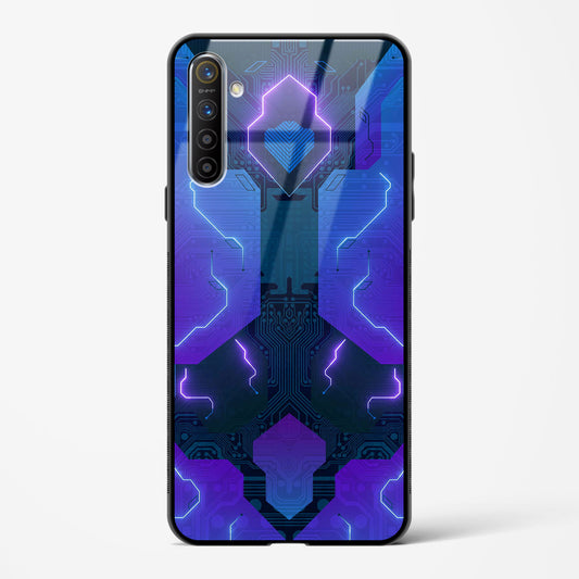 Electric Blueburst - Oppo K5 Glass Gripper Case