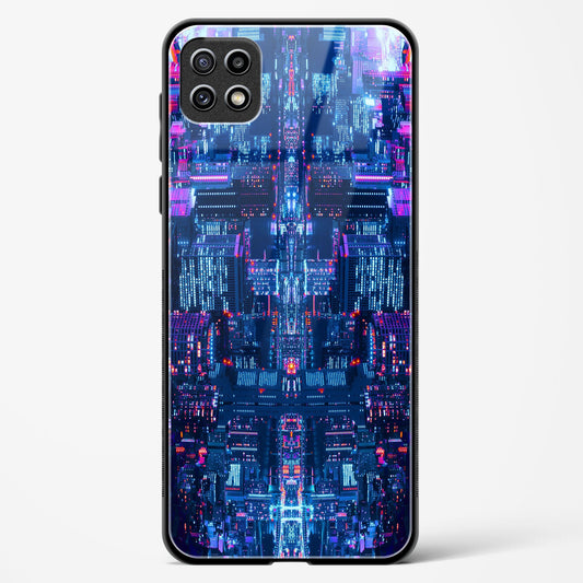 City Glitch - Samsung Galaxy A22 5G Glass Gripper Case