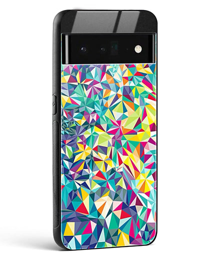 colorful geometric abstract - Google Pixel 6 Pro 5G Glass Gripper Case