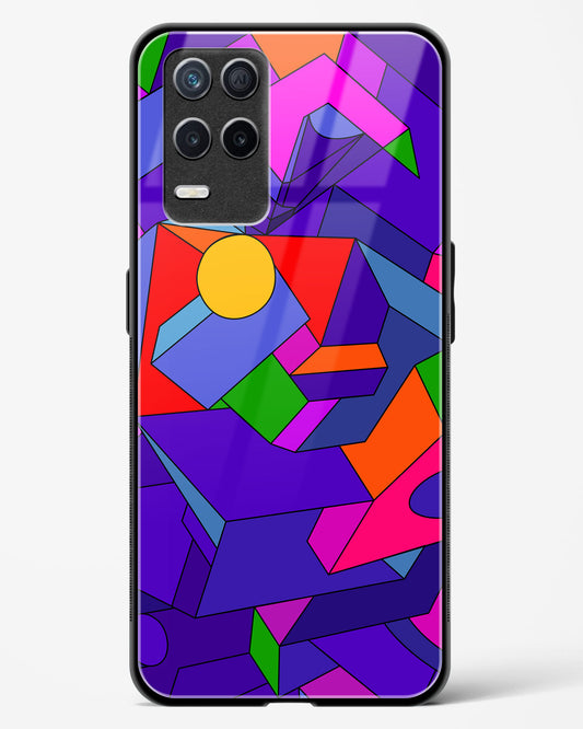 Geometric Chroma - Realme 8s 5G Glass Gripper Case