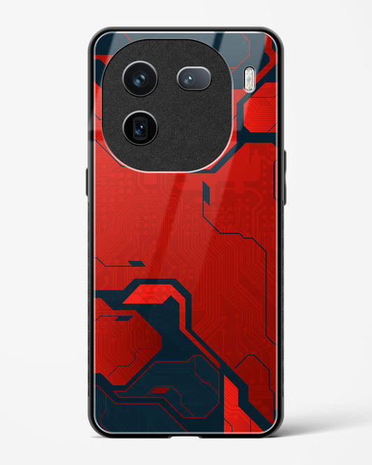 Sanguine Surge - Vivo iQOO12 5G Glass Gripper Case