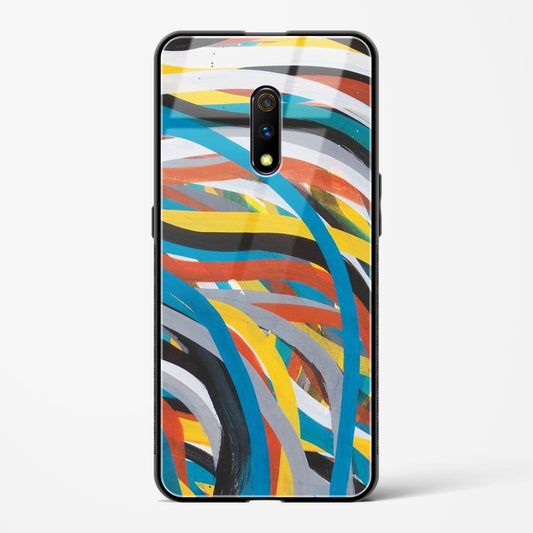 colorful stroke pattern - Oppo K3 Glass Gripper Case