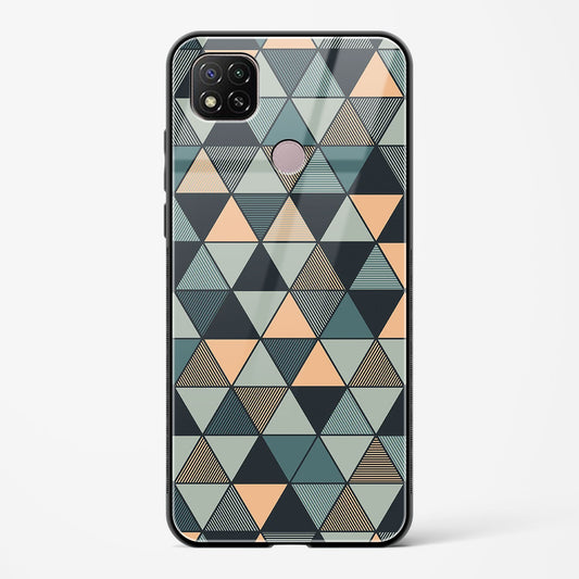 Triangle Mosaic - Redmi 9 Activ Glass Gripper Case