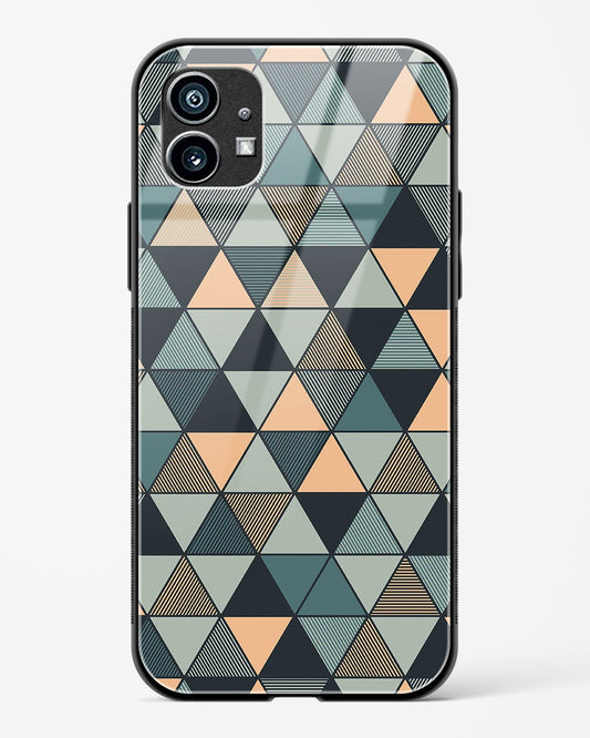 Triangle Mosaic - Nothing Phone 1 Glass Gripper Case