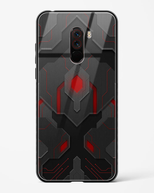 Obsidian Inferno - POCO F1 Glass Gripper Case