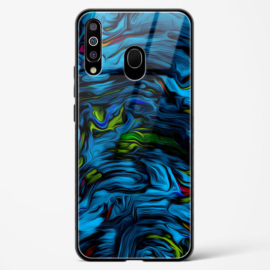 Aquatic Blue - Samsung Galaxy M30 Glass Gripper Case