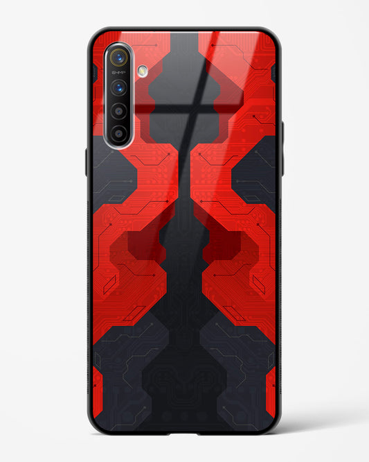 Crimson Fury - Realme XT Glass Gripper Case