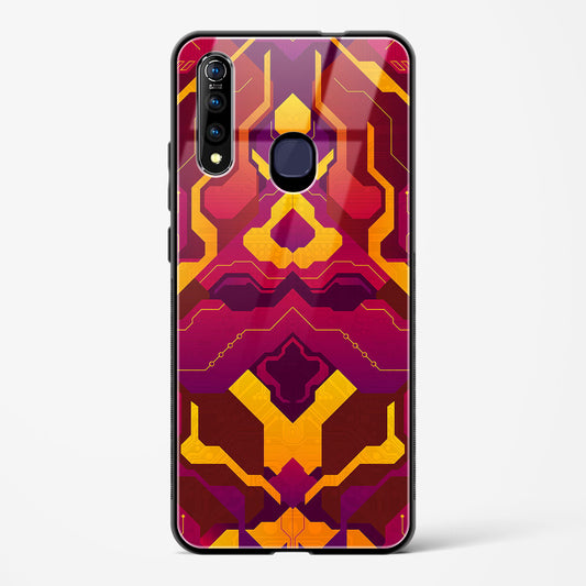 Pink Fusion - Vivo Z1 Pro Glass Gripper Case