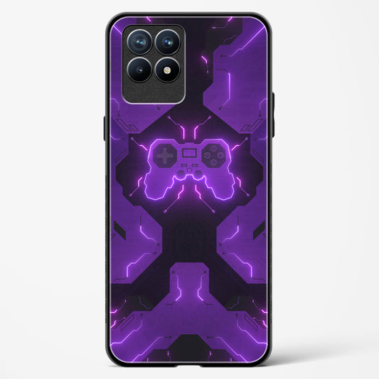 Violet Vortex - Realme 8i Glass Gripper Case