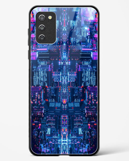 City Glitch - Samsung Galaxy A03s Glass Gripper Case