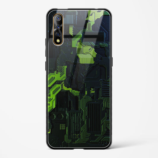 Shadowed Jade - Vivo Z1X Glass Gripper Case