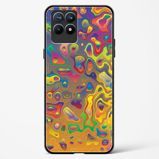 Contour Map - Realme 8i Glass Gripper Case