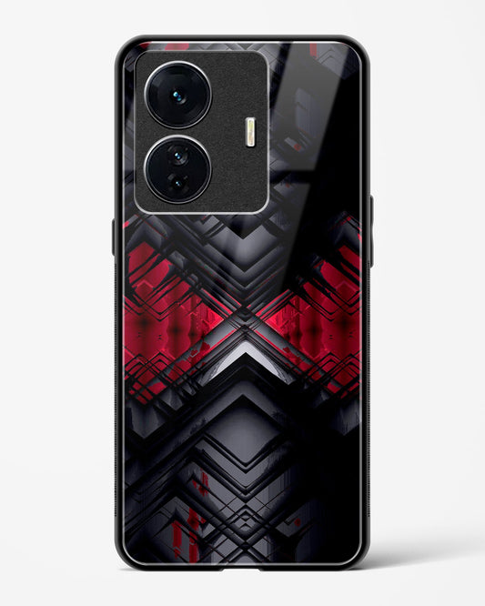 Red Eclipse - Vivo iQOO Z6 Pro 5G Glass Gripper Case