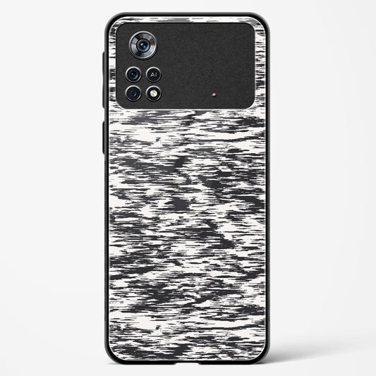 Black and White Glitch - POCO X4 Pro 5G Glass Gripper Case