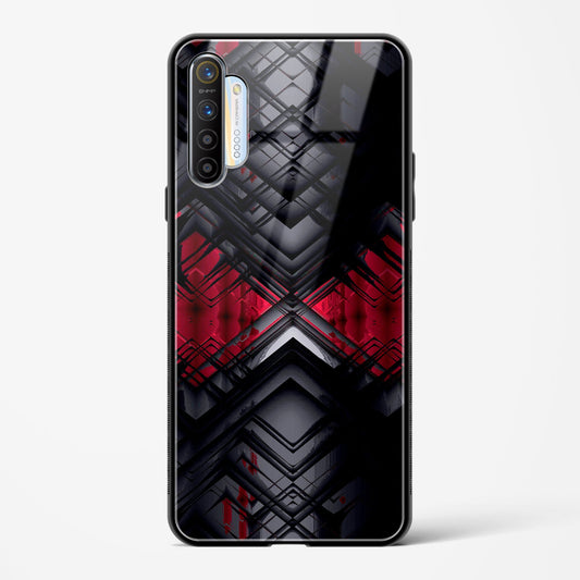 Red Eclipse - Realme X2 Glass Gripper Case