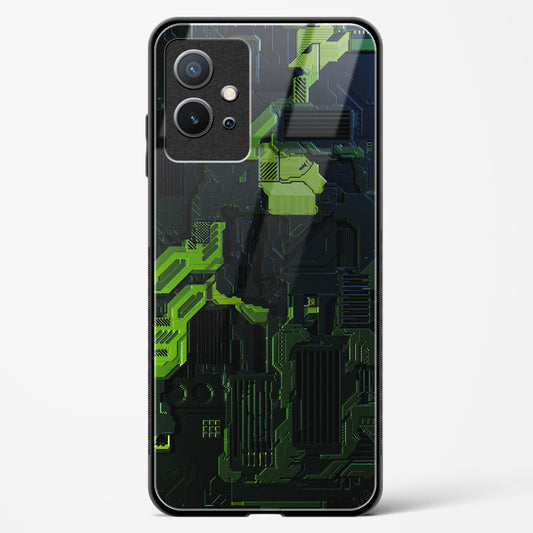 Shadowed Jade - Vivo T1 5G Glass Gripper Case