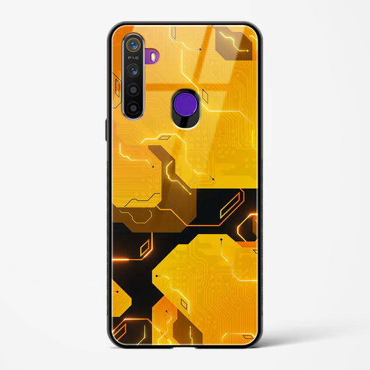 Solar Flare - Realme 5 Glass Gripper Case