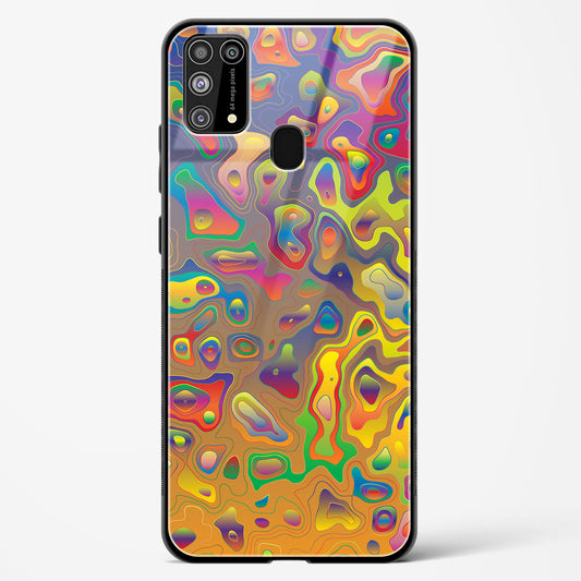 Contour Map - Samsung Galaxy M31 Prime Glass Gripper Case