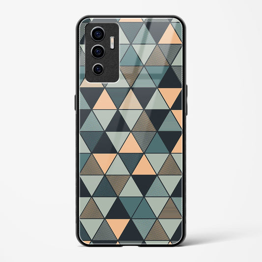 Triangle Mosaic - Vivo V23e 5G Glass Gripper Case