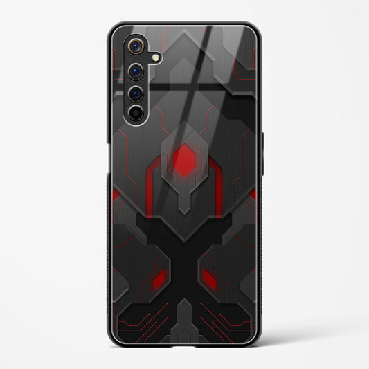 Obsidian Inferno - Realme 6 Glass Gripper Case