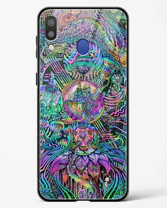 Trippy Galaxy - Samsung Galaxy M20 Glass Gripper Case