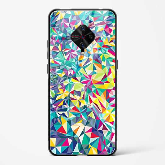 colorful geometric abstract - Vivo S1 Pro Glass Gripper Case