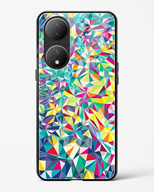 colorful geometric abstract - Vivo Y100A Glass Gripper Case