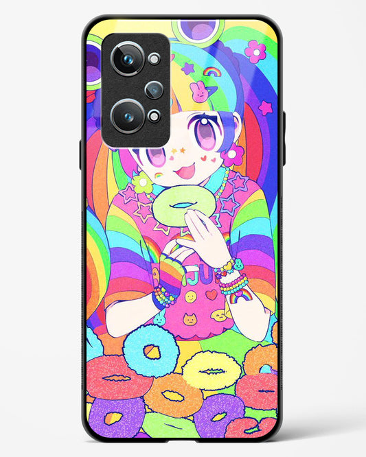 Kawaii Girl Art - Realme GT Neo 3T Glass Gripper Case