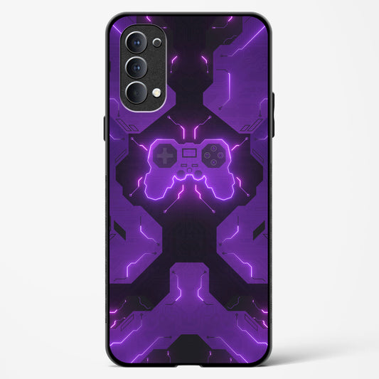 Violet Vortex - Oppo Reno 4 Glass Gripper Case