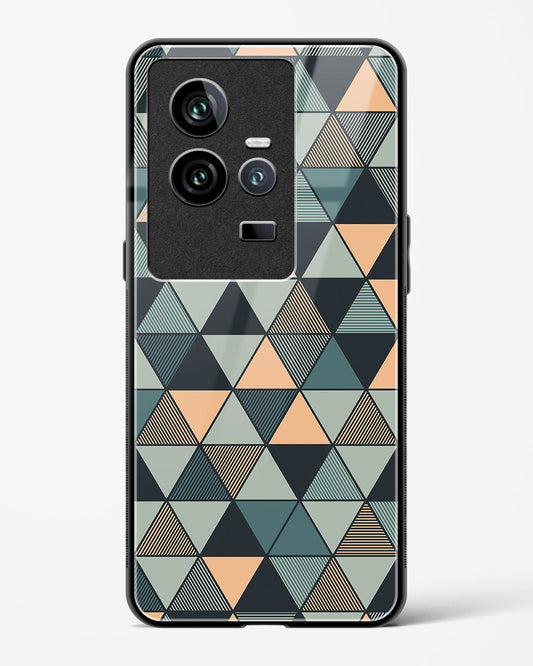 Triangle Mosaic - Vivo iQOO11 Glass Gripper Case