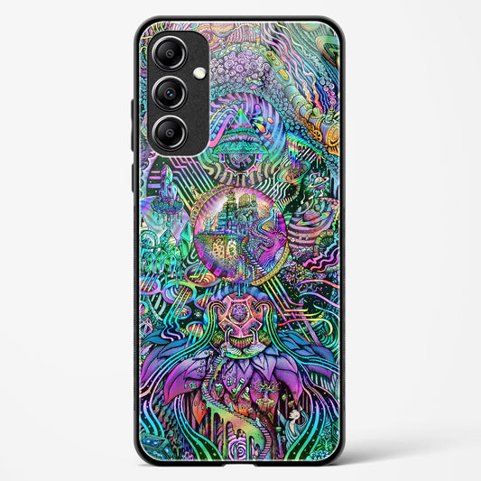 Trippy Galaxy  - Samsung Galaxy A14 5G Glass Gripper Case