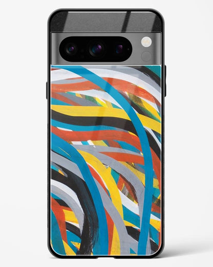 colorful geometric abstract - Google Pixel 8 Pro Glass Gripper Case