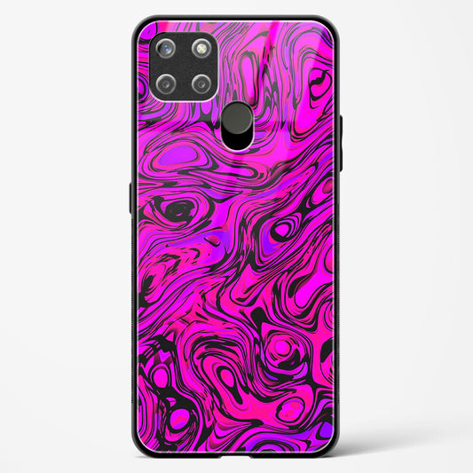 Colourful Liquid Vector - Realme C25Y Glass Gripper Case