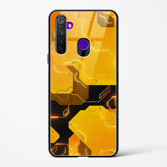 Solar Flare - Realme 5 Pro Glass Gripper Case