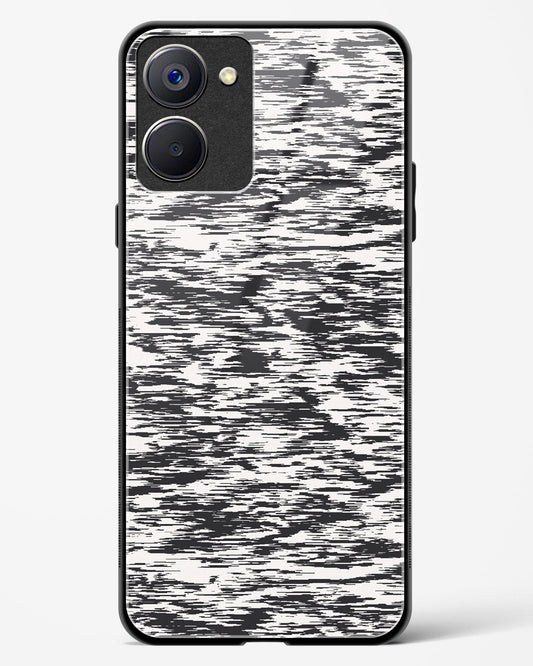 Black and White Glitch - Realme 10 Pro 5G Glass Gripper Case