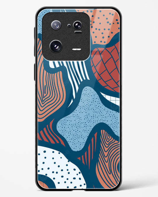 Doodle Waves - Xiaomi 13 Pro 5G Glass Gripper Case