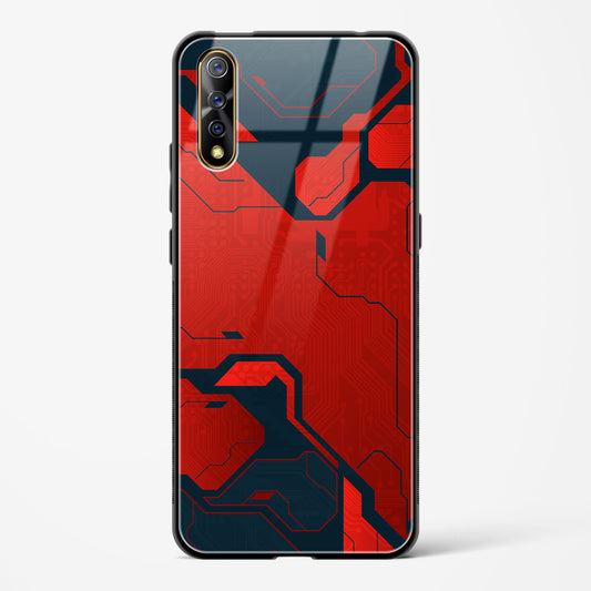 Sanguine Surge - Vivo Z1X Glass Gripper Case