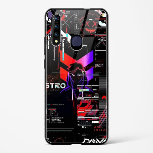 Cyber Boy Red - Vivo Z1 Pro Glass Gripper Case