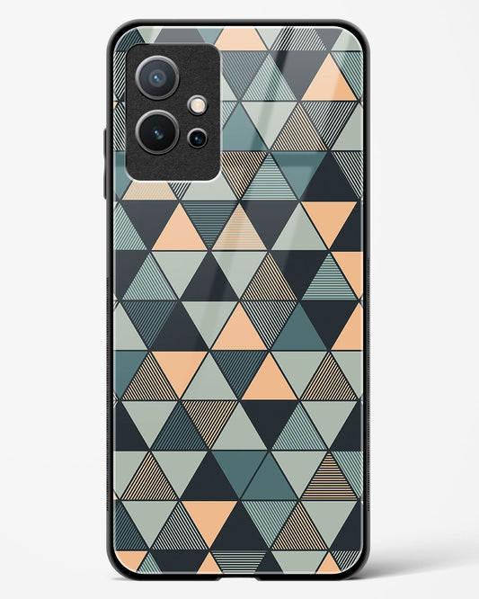 Triangle Mosaic - Vivo iQOO Z6 5G Glass Gripper Case