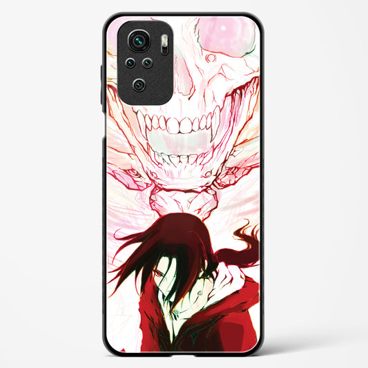 Crimson Gaze - Redmi Note 10s Glass Gripper Case