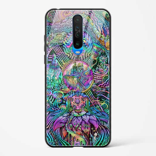 Trippy Galaxy  - Redmi K30 Glass Gripper Case