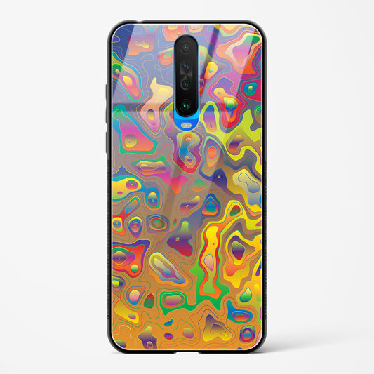 Contour Map - POCO X2 Glass Gripper Case