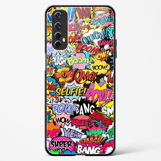 comic madness - Realme 7 Glass Gripper Case