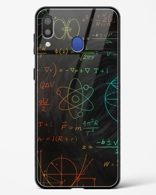 Physics Inky Black - Samsung Galaxy M20 Glass Gripper Case